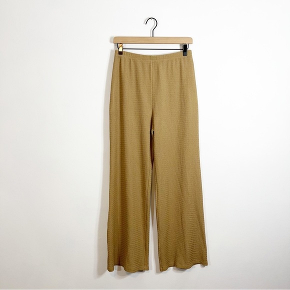 Reformation Agalia Pant Medium Tan Swirl Textured - Picture 3 of 5